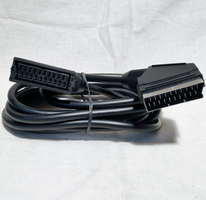 кабель SCART 21p вилка --- SCART 21p розетка, 21 провод, длина 2.5 метра
